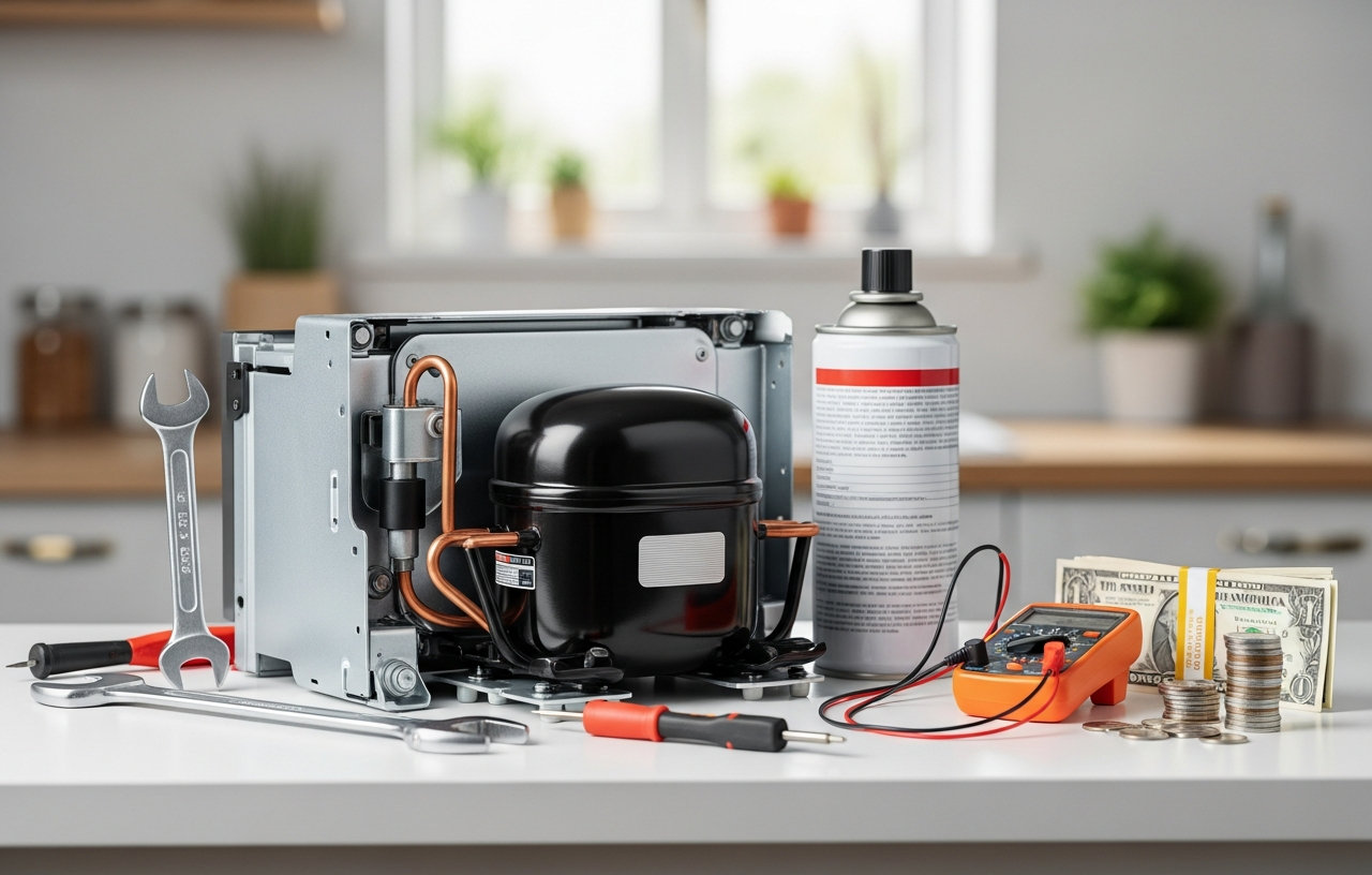 Refrigerator Compressor Replacement Cost: DIY vs. Pro